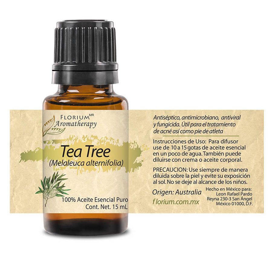 Tea Tree Aceite Esencial 15 Ml Florium Aromatherapy