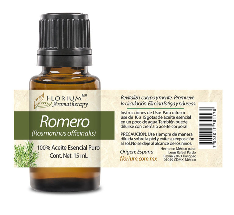 Romero Aceite Esencial 15 Ml - Florium Aromatherapy